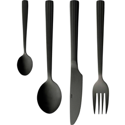 aida Raw Matt Black Bestickset 48st