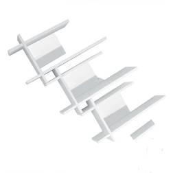 Roba Nordic Weiss Wall Shelf Set of 3