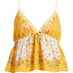 Free People Double Date Tank - California Poppy Combo