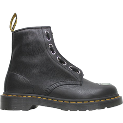 Dr. Martens 1460 Toe Plate Lunar - Black/Milled Nappa