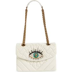 Kurt Geiger Leather Kensington Evil Eye Bag - Bone