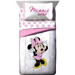 Jay Franco Minnie Mouse XOXO Twin Bed Set 5pcs