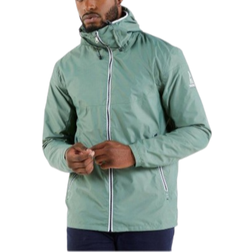 Tribord Sailing 100 Waterproof and Windproof Sailing Anorak - Green/Asphalt Blue