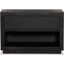 Birch Lane Nemo Black Bedside Table 18x36"