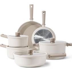 Carote Pots And Pans Cookware Set with lid 10 Parts