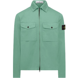 Stone Island Satin Overshirt - Light Green