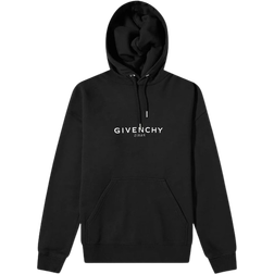 Givenchy Reverse Logo Hoodie - Black