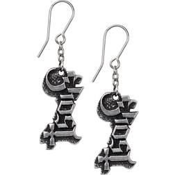 Ghost earrings logo jewellery n600z