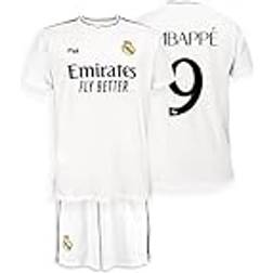 Real Madrid Real Madrid Home Kit Trikot und Shorts Saison 24/25, Mbappé Years, Replik Shirt Mit Offizieller Lizenz