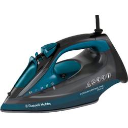 Russell Hobbs Colour Control Pro Steam Iron 27280 Black/Teal