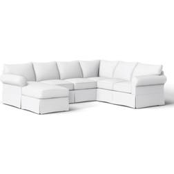 Birch Lane Bircham White Sofa 116" 3pcs 6 Seater