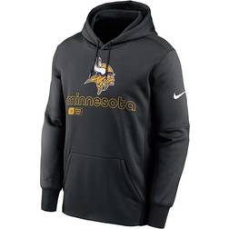 Nike Minnesota Vikings 2024 Therma Hoodie Black