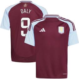 adidas Aston Villa WSL Home Shirt 2024-25 Kids Daly 9 Printing