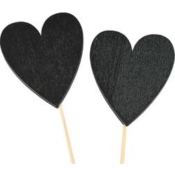 A Lot Decoration Blackboard stick heart Dekoration