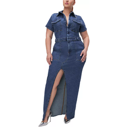 Good American Fit For Success Maxi Dress - Indigo