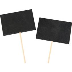 A Lot Decoration Blackboard Stick Black Dekoration