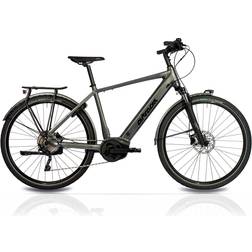 Airtracks 28 Inch Trekking Bike Nova Bosch Performance Line RD-T6000 Grey Herrcykel