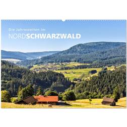 Calvendo The seasons in the Northern Black Forest Wall Calendar 2025 A2