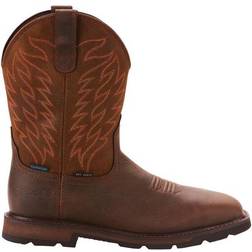 Ariat Men's Groundbreaker Waterproof Steel Toe Boots Brown 10.5EE