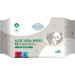 Gunry Baby Wet Wipes Aloe Vera 72pcs