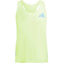 Adidas Road To Records Singlet - Lucid Lemon