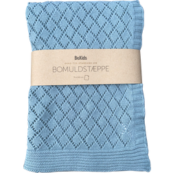 Bekids Plaid Strikket Bomuld Slate