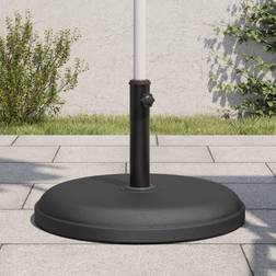 vidaXL Parasollfot För Ø32/35/38 Mm Stolpar 25 Kg Rund