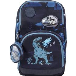 Frii Of Norway 22L Skoletaske Easy Dinosaur fragt klar til levering Blå