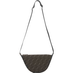 Fendi Jacquard Skuldertaske - Brun