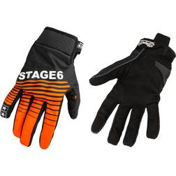 Stage6 Motorrad Handschuhe Stage6 Street Pure Orange Schwarz