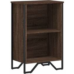 vidaXL 848603 Brown Oak Estantería de libros 74.5cm