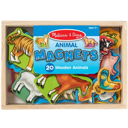 Melissa & Doug Wooden Animal Magnets 20pcs