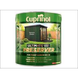 Cuprinol Ultimate Garden Wood Preserver Wood Protection Spruce Green 4L