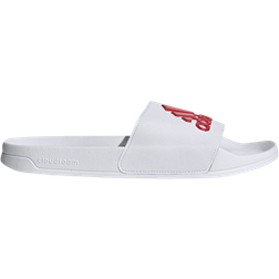 Adidas Adilette Shower - Cloud White/Active Red