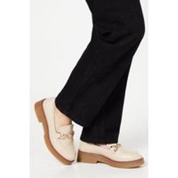 Oasis Bluebell Snaffle Detail Chunky Loafer Beige