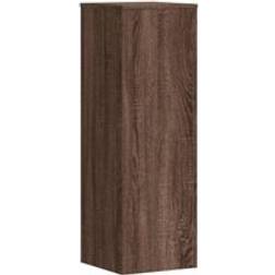 vidaXL Plantestativ 33x33x100 cm Konstrueret Træ Brun Egetræsfarve Planteopsats