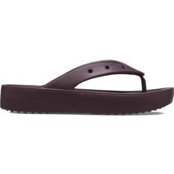 Crocs Classic Platform Flip - Dark Cherry