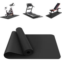 Vanexiss Treadmill Mat, Exercise Equipment Mat Heavy-Duty Protective Floor Mat for Under Stationary Bike, Spin Bike, Fitness Equipment, 190cm x 85cm