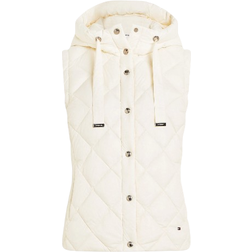 Tommy Hilfiger Curve Classics Down Quilted Hooded Vest - Calico