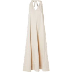 Selected Halter Neck Maxi Dress - Sandshell