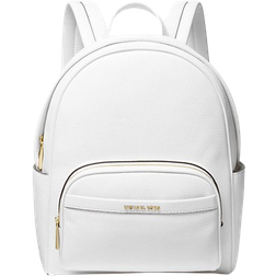 Michael Kors Bex Medium Pebbled Leather Backpack - Optic White