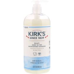 Kirk's 3-in-1 Head to Toe Nourishing Cleanser Original Fresh Scent 32fl oz