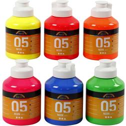 A Color Acrylic Paint Neon 05 6x500ml