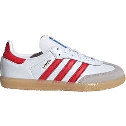 Adidas Kid's Samba OG - Cloud White/Collegiate Red/Gum