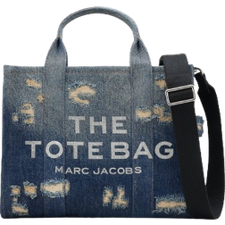 Marc Jacobs The Rip and Repair Denim Medium Tote Bag - Punk Indigo