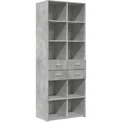 vidaXL 3281465 Concrete Grey Opbevaringsskab 70x185cm