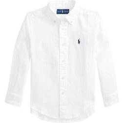 Polo Ralph Lauren Kid's Linen Classics Shirt - White