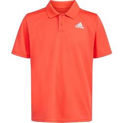 adidas Boy's Active Performance Mesh Golf Polo - Bright Red