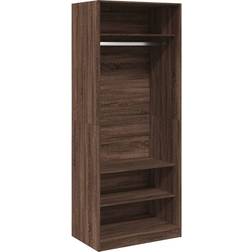 vidaXL 3307699 Brown Oak Armario 80x200cm