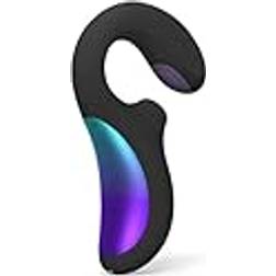 LELO ENIGMA Double Sonic Trippelstimulerande Massageapparat för Kvinnor med Bluetooth-App, 8 Njutningsinställningar och 2 Extra Lägen Black